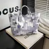 2026 Bolso de Mano Nuevo Estilo Transfronterizo Sitio Independiente Temu Lona de PVC Impermeable Portátil para Viajar Bolso de Hombro Bolso Tote