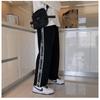 Pantalones deportivos holgados de moda de Hong Kong para hombre, informales, rectos y combinables, primavera y verano 2023