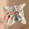 Pañuelo Cuadrado Estilo Perezoso para Atar el Cabello con un Toque de Lujo, Scrunchie Grande para Mujer, Cuerda para Cola de Caballo, Lazo de Tela para el Cabello, Accesorio para el Cabello Estilo Dulce