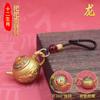 Chaveiro Pote Giratório do Ano do Cavalo, um Ferramenta Mágica para Jogar Cartas e Mahjong, Gadget de Mão para Alívio do Estresse e Atração de Riqueza