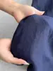 ¡Recomendar! Falda de Lino Azul Marino Laqianfeng para Mujer Verano Ligera y Transpirable de Cintura Alta Corte A Falda Cola de Pez