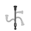 Varilla de Extensión Conexión Varilla de Extensión Conector de Tubo Flexible Conector Macho-Hembra de Cabeza de Bola de 17 mm Soporte para Teléfono de Coche Perezoso para Transmisión en Vivo