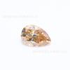 Moissanita champán en forma de pera, moissanita champán en forma de lágrima, diamante moisan de 0.5-3 quilates, piedra desnuda champán, moisan Wuzhou en stock