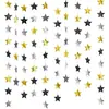 Espejo Doble Estrella de Cinco Puntas Flor Colgantes Adornos Colgantes Boda Fiesta Vacaciones Navidad Tira de Color Decoración de Halloween Arreglo