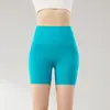 Shorts de Fitness Yoga de Secado Rápido de Cintura Alta, Alternativa Lulu, Pantalones Cortos de Verano de Cinco Puntos Tiburón, Leggings que No Requieren Usar Ropa Interior