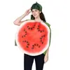 Nuevo Disfraz de Sandía de Halloween Serie Frutas Atuendo de Rol para Fiestas Universitarias y Actuaciones de Adultos