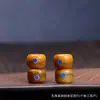 Xizang Material Antigo Duobao Incrustado com Osso de Iaque Contas Espalhadas Incrustadas com Contas de Balde Xizang-style Contas para DIY 108 Contas Acessórios