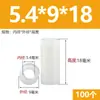 Plástico ABS Columna de Aislamiento Recta Pasante Manga de Tornillo Cilindro Hueco Nylon Espesor Aumentado Junta Arandela Columna Aislante Manga de Eje