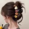 Pinza de Garra Grande para Mujer, Pinza de Tiburón de Alta Gama para la Parte Posterior de la Cabeza, Pinza para el Cabello Grueso, Pasador, Accesorio para el Cabello, Pasador