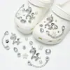 Amuletos para Zapatos Croc, Accesorios para Mujer, Clips para Zapatos DIY, Decoraciones 3D con Pedrería, Clips Desmontables, Estilo de Moda de Influencers
