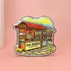 Ímãs de Geladeira de Guangxi, Lembranças de Madeira Culturais e Criativas com Tema de Cidade, Ímãs de Geladeira Turísticos das Cidades de Guilin, Liuzhou, Nanning