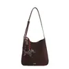 Bolso de Mujer de Gran Capacidad a la Moda Otoño Retro 2025 Nuevo Bolso de Hombro Versátil Casual Cruzado para Viajes y Uso Diario