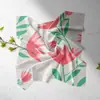 Novo lenço de seda primavera e verão 2025 pode ser personalizado com logotipo, suporta impressão em ambos os lados, floral em ambos os lados, vários tamanhos opcionais