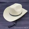 Chapéu de Palha com Borda Enrolada Topo Paralelo Cinto Clássico Chapéu de Palha Corda Ajustável à Prova de Vento Chapéu de Palha com Aba Larga para Proteger do Sol