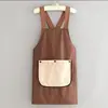 Delantal Limpiable Cocina Uso Doméstico Impermeable al Aceite Tacto de Alta Gama Unisex Catering Horneado Ropa de Trabajo General