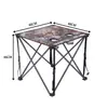 Mesa Plegable de Ocio para Exteriores, Mesa Cuadrada Plegable, Mesa y Sillas de Camping, Mesa Portátil de Picnic Camuflajeada, Mesa Cuadrada al por Mayor