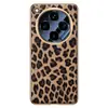 [Sin generación de marca] para OPPOFindX8/pro funda de teléfono anticaída ranura galvanizada cuero estampado de leopardo