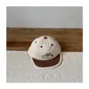 Gorra de Béisbol Suave para Niños, Nuevo Estilo Primavera, Gorra de Sol de Oso, Gorra de Béisbol Unisex para Bebé con Bloques de Color, Gorra Versátil de Pico de Pato