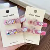 Pinza para el pelo de alta gama, lujo accesible, con pedrería rosa, clip para flequillo, pinza de pico de pato, exquisito lazo, pinza lateral, accesorios para el pelo para mujer
