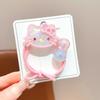 Kulomi crianças elástico menina desenhos animados Sanrio elástico corda de cabelo não machuca cabelo menina bola de cabelo acessórios de cabelo