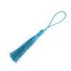 Nudo chino borla colgante oreja empaque adornos marcapáginas borla artesanía accesorios para el cabello caja de dulces