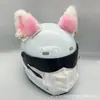 Decoración de Casco Orejas de Gato Venta Caliente Transfronteriza Modificación de Motocicleta Vehículo Eléctrico Conservación del Color Campana Lazo Accesorios para Casco
