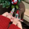 Acessórios para Nail Art de Árvore de Natal Resina Cartoon Diamantes de Unha Tridimensionais Mistos Novos Acessórios de Unha Descartáveis de Natal Atacado