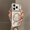Aplicável à capa de celular Apple 17promax estilo ins de alta qualidade estilo coreano iphone16 borboleta de metal simples