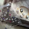 Flor Plateada Caliente de Cinco Pétalos Y2 Nuevo Reloj K Pegatina para Uñas Arte de Uñas Ins Dulce Gato Fresco Mariposa Adhesivo Chica Caliente Uñas DIY