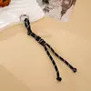 Nuevo Colgante Decorativo Versátil para Mochila con Nudo de Diamante Bloqueado por Color, Encanto para Teléfono de Cuerda de Nylon Tejida a Mano, Moderno y Sencillo