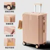 Maleta de 20 pulgadas para llevar en cabina Maleta con ruedas tipo spinner para mujer 24 pulgadas para hombre Estudiante 26 pulgadas Cerradura de combinación Maleta de viaje Maleta de cuero