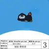 Parche de Tela con Pingüino Bordado Parche de Pingüino para Bufanda Accesorios para Ropa Parche de Planchar Dibujos Animados Bordado Autoadhesivo