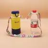 Correa de cuerda para botella de agua mineral de dibujos animados Sanrio, correa portátil para taza de agua, hebilla de botella de agua, cordón, hebilla de manguera de agua trasera