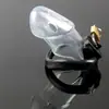 Limpador de castidade transparente masculino CB6000S com trava CB3000 gaiola de pássaro metal silicone trava de fixação suprimentos adultos