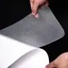 Tiras Antiderrapantes Pretas Foscas Personalizadas de PEVA para Degraus, Degraus de Borracha com Padrão de Cascalho, Vedação de Borda Antiderrapante de Borracha com Efeito Luminoso