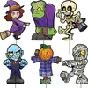 Novo Cartão de Pátio de Halloween Festa de Feriado Decoração de Gramado de Jardim ao Ar Livre Cartão de Zumbi de Halloween