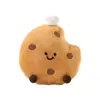 Bolsa Pingente de Pelúcia Croissant Pequena Joia Chaveiro Desenho Animado Boneca Fofa Pendente de Mochila Venda por Atacado