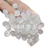 Ágata Blanca Corte Recto Botón de Jade Cuentas de Ábaco Cuentas Sueltas de Jade Calcedonia Paspartú Cuentas de Píldora Cuentas Espaciadoras Accesorios para Joyería