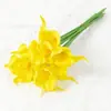 Flor Artificial de Lirio de Calas de PU de un Solo Tallo Más Vendida Transfronteriza, Flor de Alta Gama para Boda y Decoración del Hogar, Venta al por Mayor desde el Fabricante