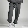 Conjunto de Moletom Feminino Outono/Inverno Cor Sólida Soltinho com Máscara de Olho e Calça Jogger Conjunto Casual de Duas Peças
