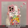 Adecuado para Funda de Teléfono Móvil Apple 18Pm Iphone17Pro Flor de Arcilla Colorida 16 Transparente 15 Nuevo Modelo para Mujer 14/13