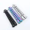 Peine de Mariposa de Colores Cuchillo Plegable, Cuchillo de Mariposa Genial y Afilado, Cuchillo de Entrenamiento para Acampar al Aire Libre