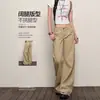 Jeans Khaki Estilo Americano para Mujer, Tendencia Invierno 2025, Nuevos Pantalones Acampanados Retro de Cintura Baja que No se Pegan a las Piernas