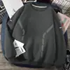 Sudadera de Cuello Redondo para Hombre, Marca de Tendencia Otoñal, Versátil Estampada Holgada de Manga Larga, Atuendo Unisex para Pareja, Top de Estudiante