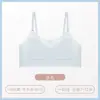 Ropa interior de período de desarrollo sin costuras para niñas, una pieza, copa fina, transpirable, espalda bonita, tirante antideslizante, sujetador para niñas, venta al por mayor