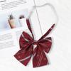 Gravata Borboleta para Foto de Formatura para Mulheres, Gravata Borboleta de Uniforme Acadêmico Vinho, Estilo JK Japonês, Gravata de Uniforme Estudantil Estilo Universitário Sem Costura para Homens