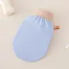 Toalla exfoliante de doble cara, delgada y de secado rápido, adecuada tanto para hombres como para mujeres, elimina eficazmente la piel muerta y la suciedad, con una textura áspera para frotar la espalda durante la ducha, y suave con la piel