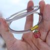 Bestia tragadora de oro calcedonia natural pulsera tintineante pulsera de ágata extremadamente delgada pequeña y exquisita pulsera de jade joyería para damas