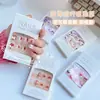 Novas Unhas Usáveis Estilo Ins de Verão, Adesivos de Unhas Pura Desejo, Efeito Clareador, Peças de Unha Removíveis, Estilos Longos e Curtos, Peças de Unha Prontas