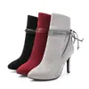 Salto Alto Fino com Tira Botas de Cavaleiro Botas Outono Inverno Europeias e Americanas Novas Botas de Comércio Exterior Amazon Wish